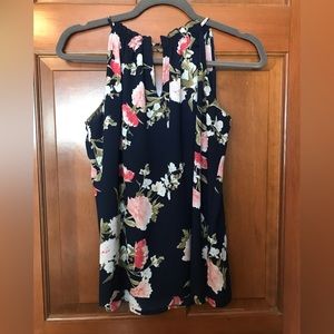 Floral halter blouse New York & Company